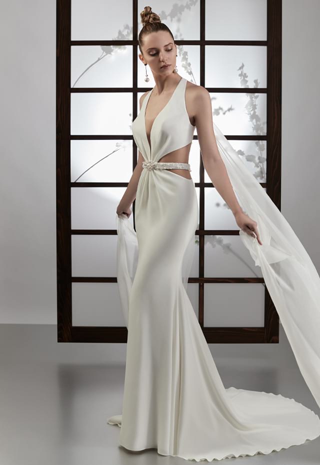 mysecret sposa abito da sposa particolare in crepe