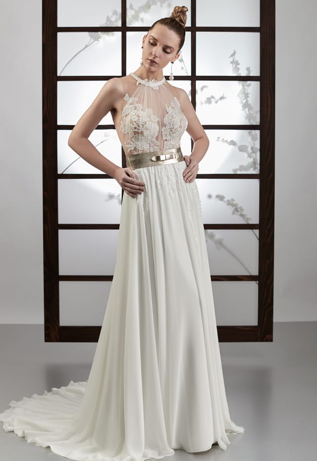 mysecret sposa abito da sposa romantico scivolato