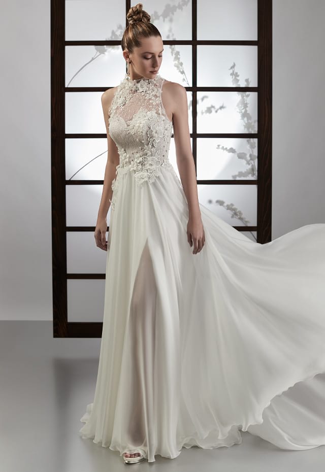 mysecret sposa abito da sposa in seta bianco