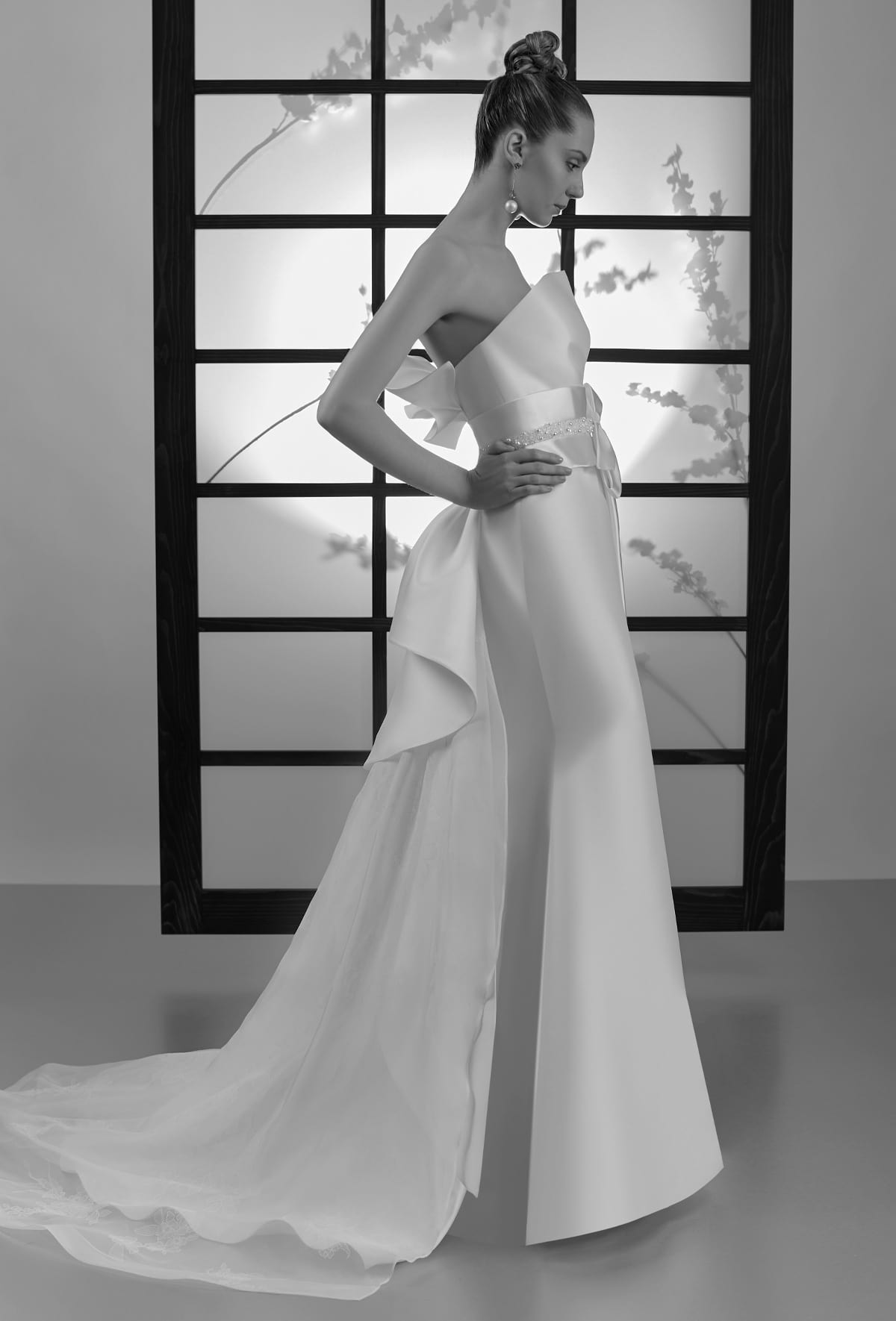 mysecret sposa abito da sposa motivo a ventaglio sul corpino