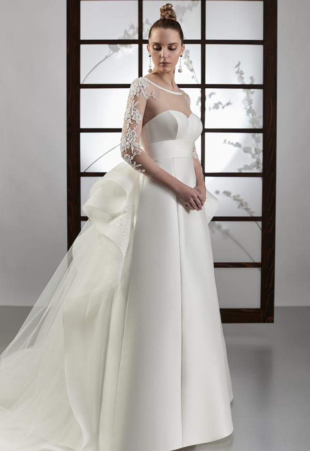 mysecret sposa abito da sposa elegante mikado