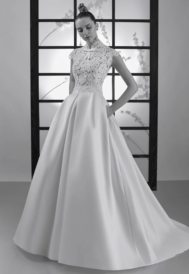 mysecret sposa abito da sposa dal taglio redingote timeless