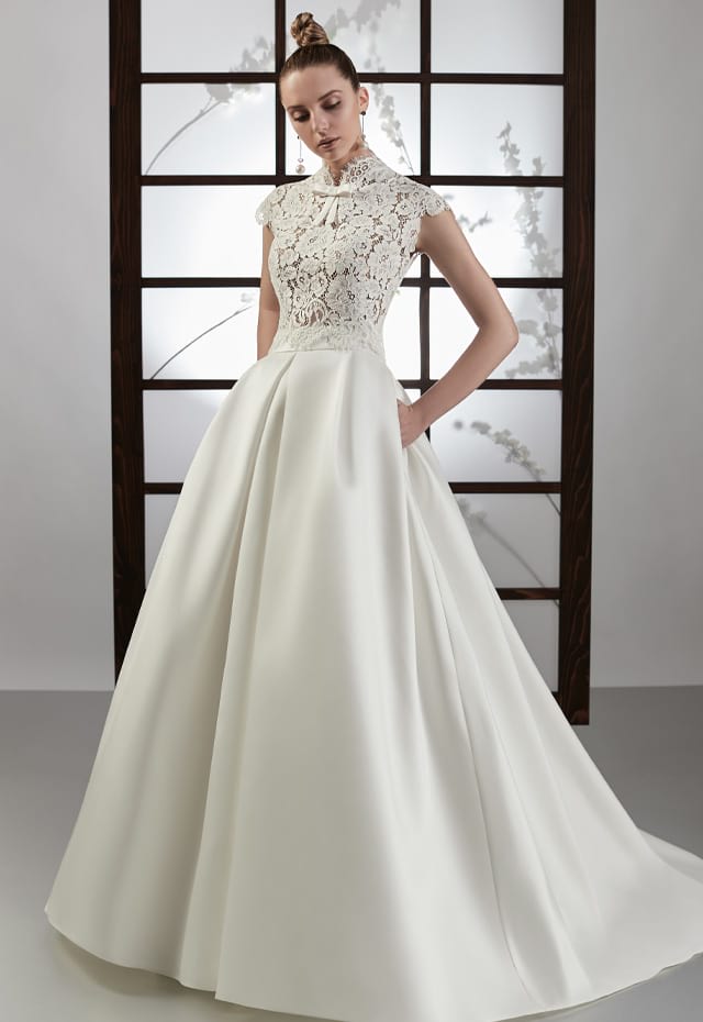 mysecret sposa abito da sposa due pezzi in pizzo