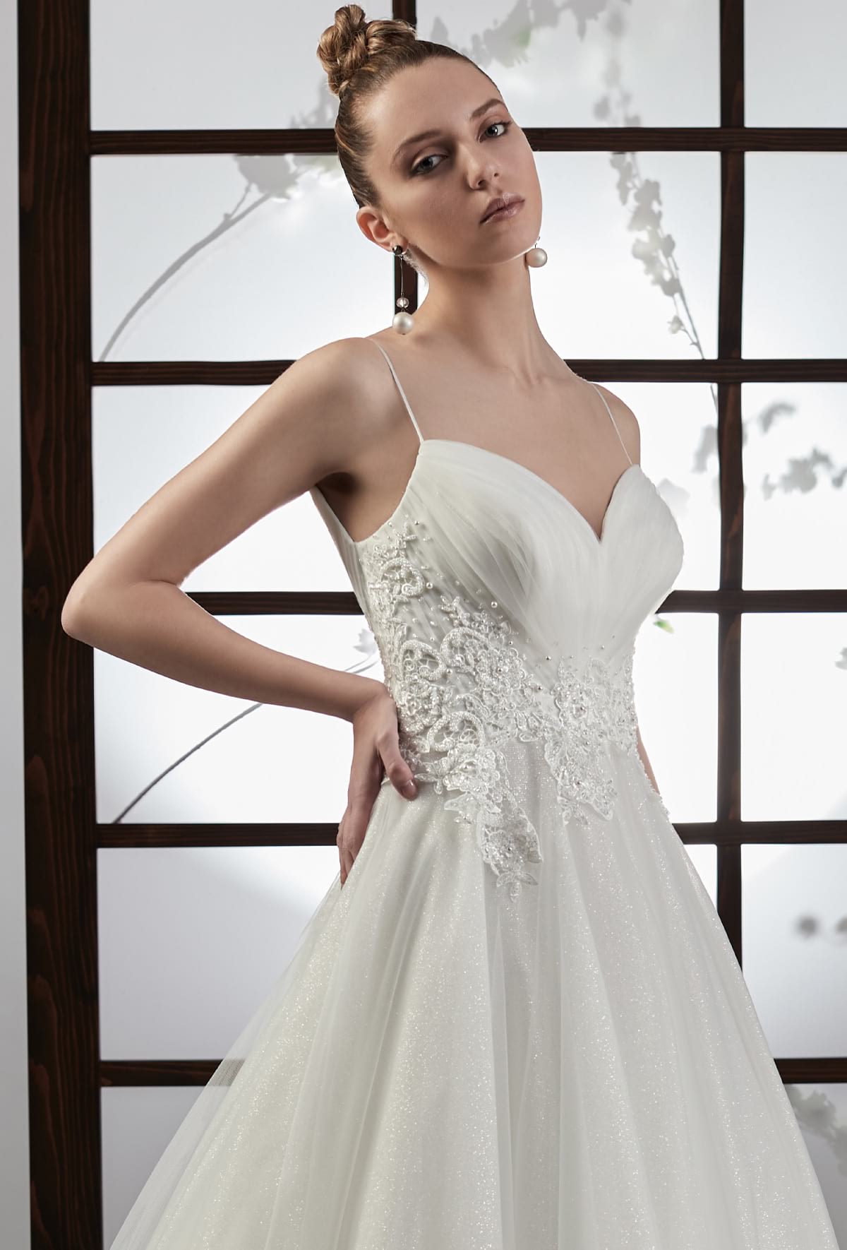 mysecret sposa scollo a cuore drappeggiato