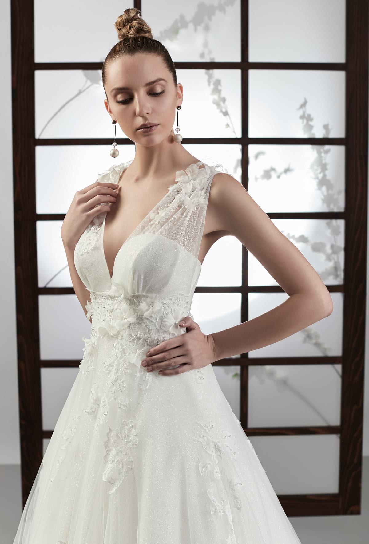 mysecret sposa corpino leggermente drappeggiato con scollo a V