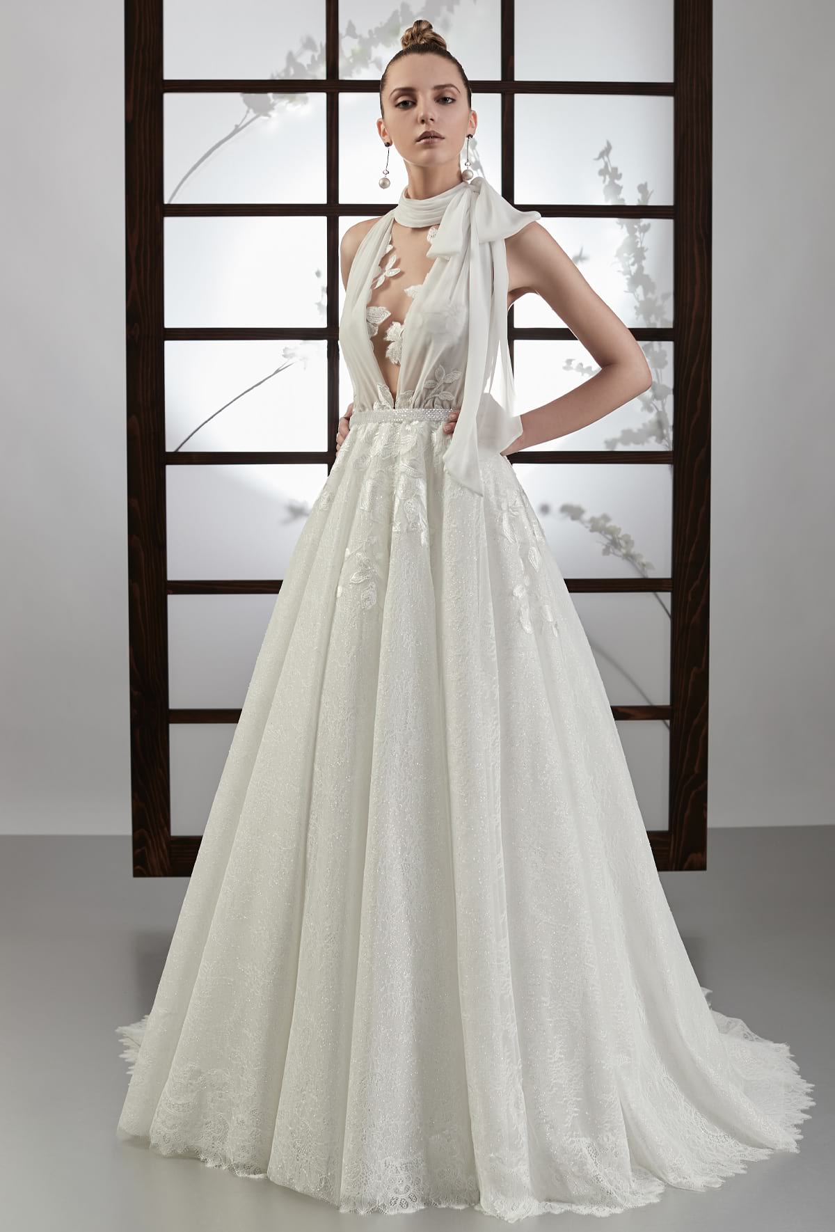 mysecret sposa abito da sposa ampio in pizzo chantilly