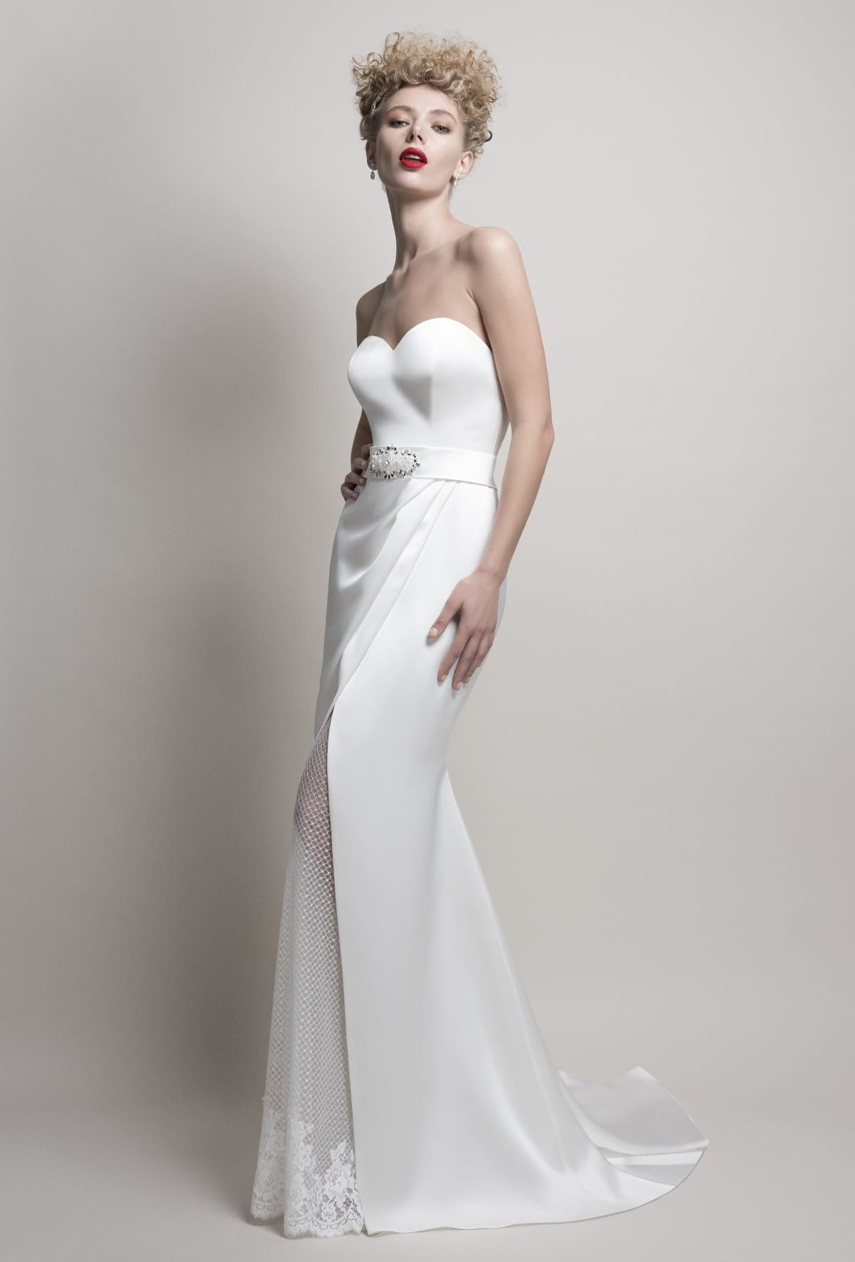 mysecret sposa abito da sposa bianco in satin
