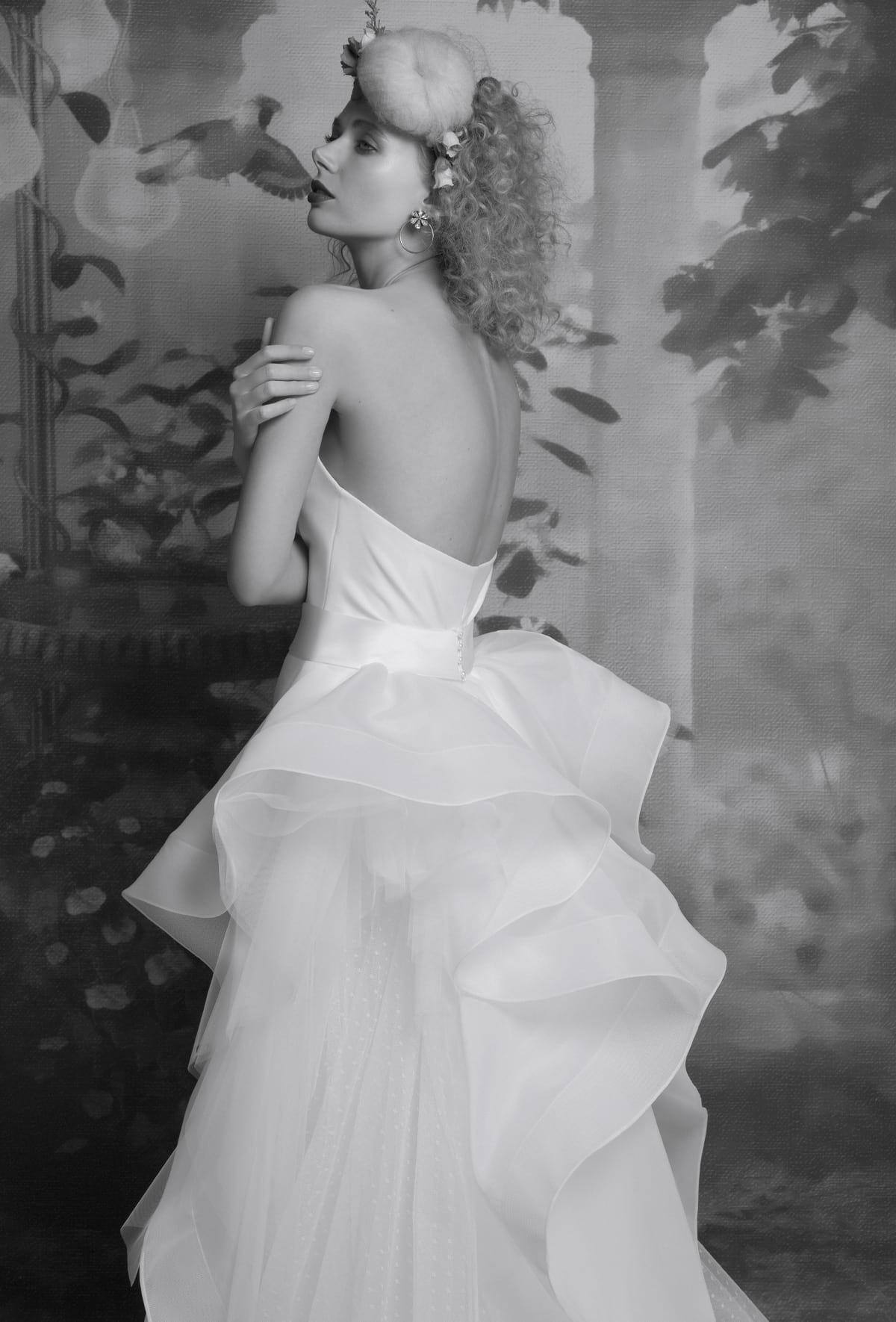 mysecret sposa abito da sposa con importante coda staccabile