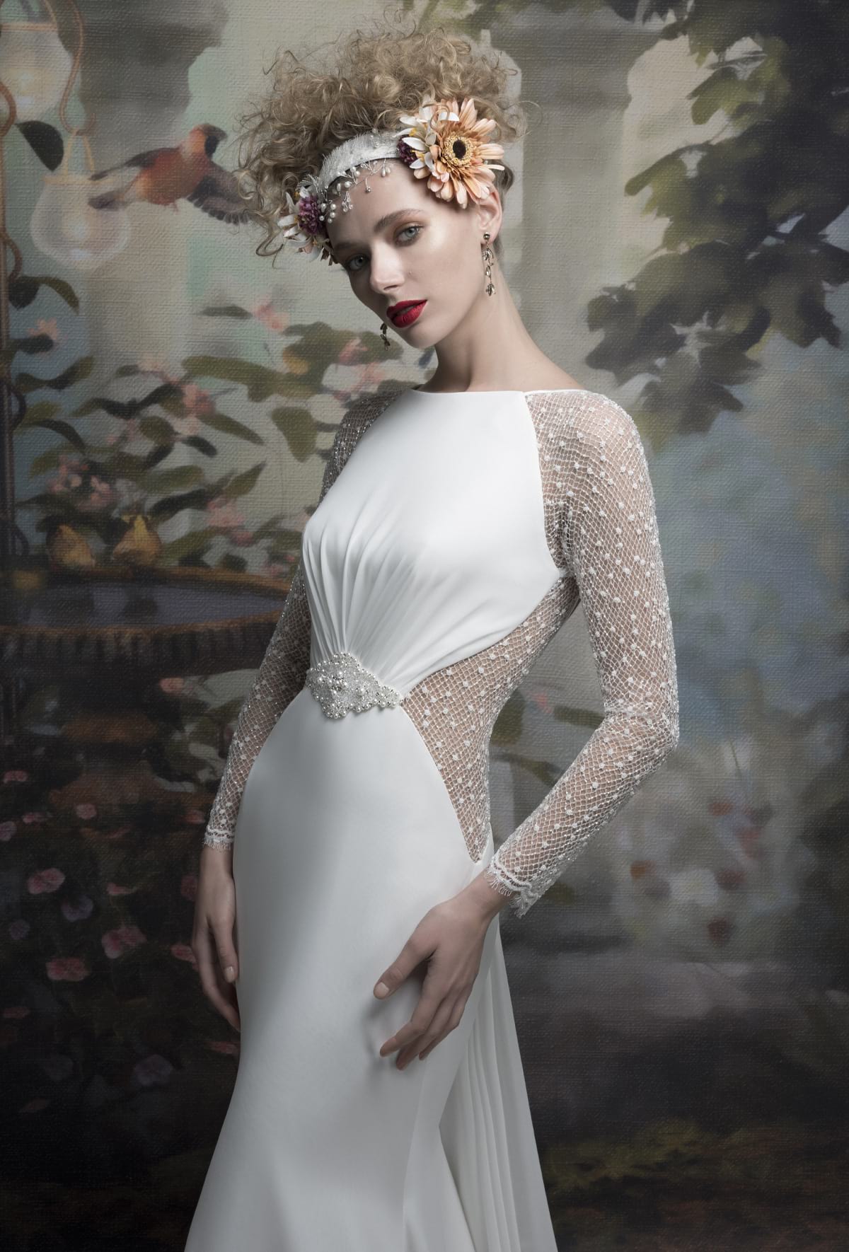 mysecret sposa abito da sposa drappeggiato sul corpino