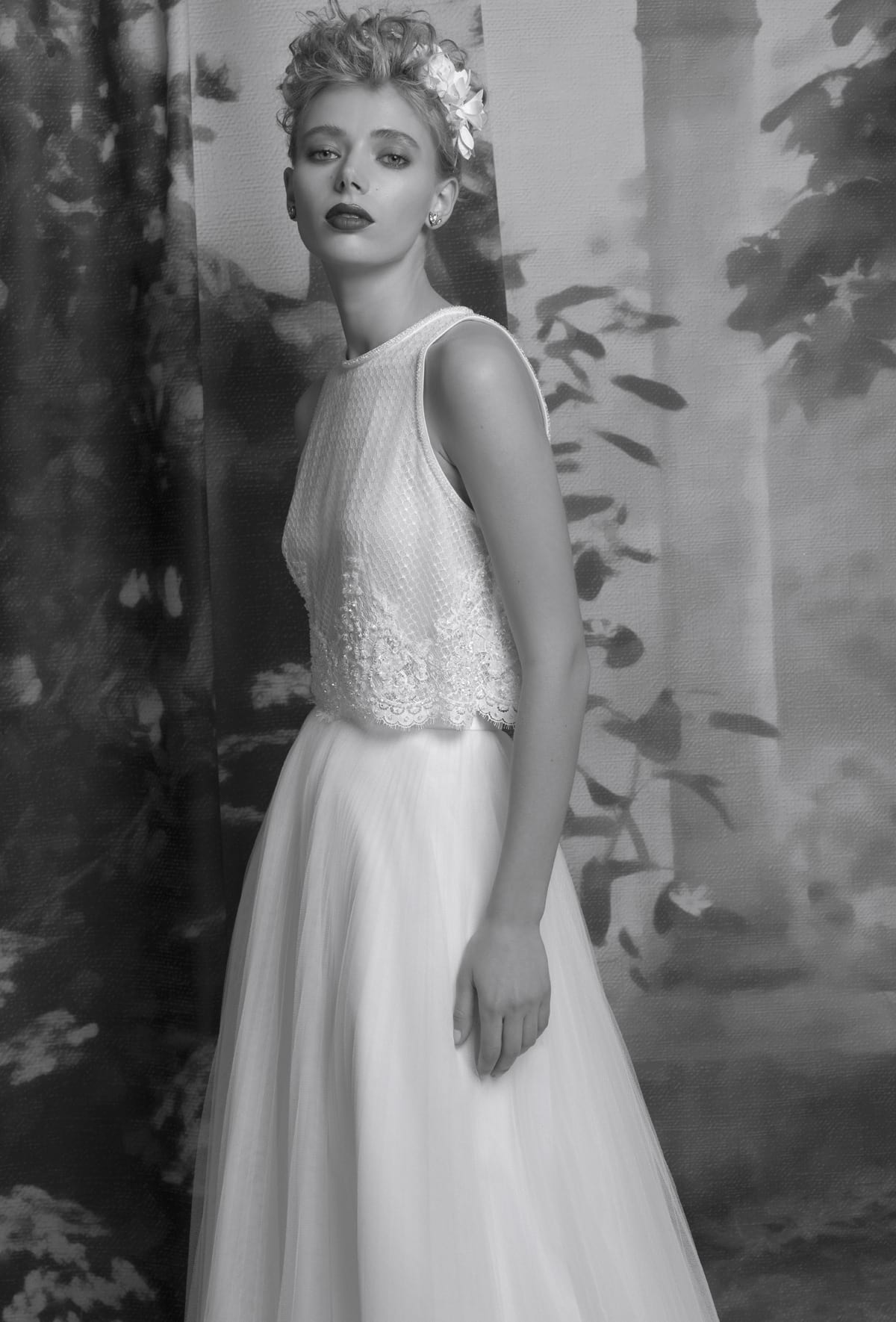 mysecret sposa abito da sposa gonna plissettata in tulle