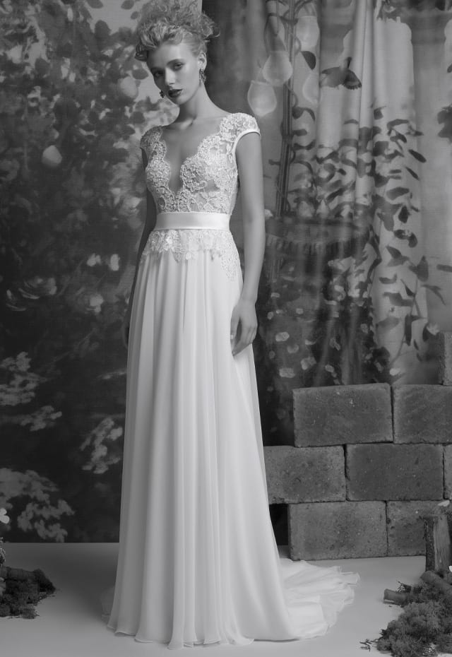 mysecret sposa abito da sposa timeless scivolato in georgette