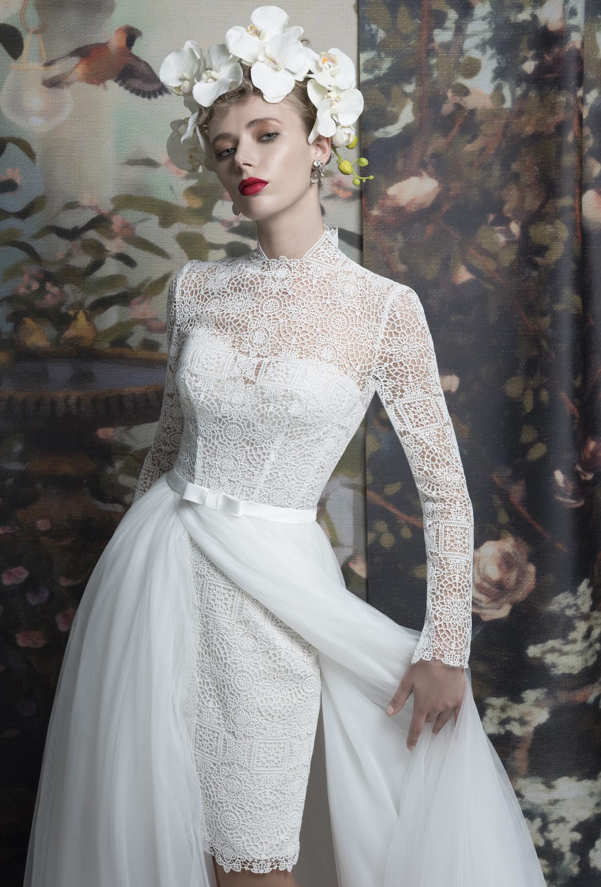 mysecret sposa abito in pizzo macramè