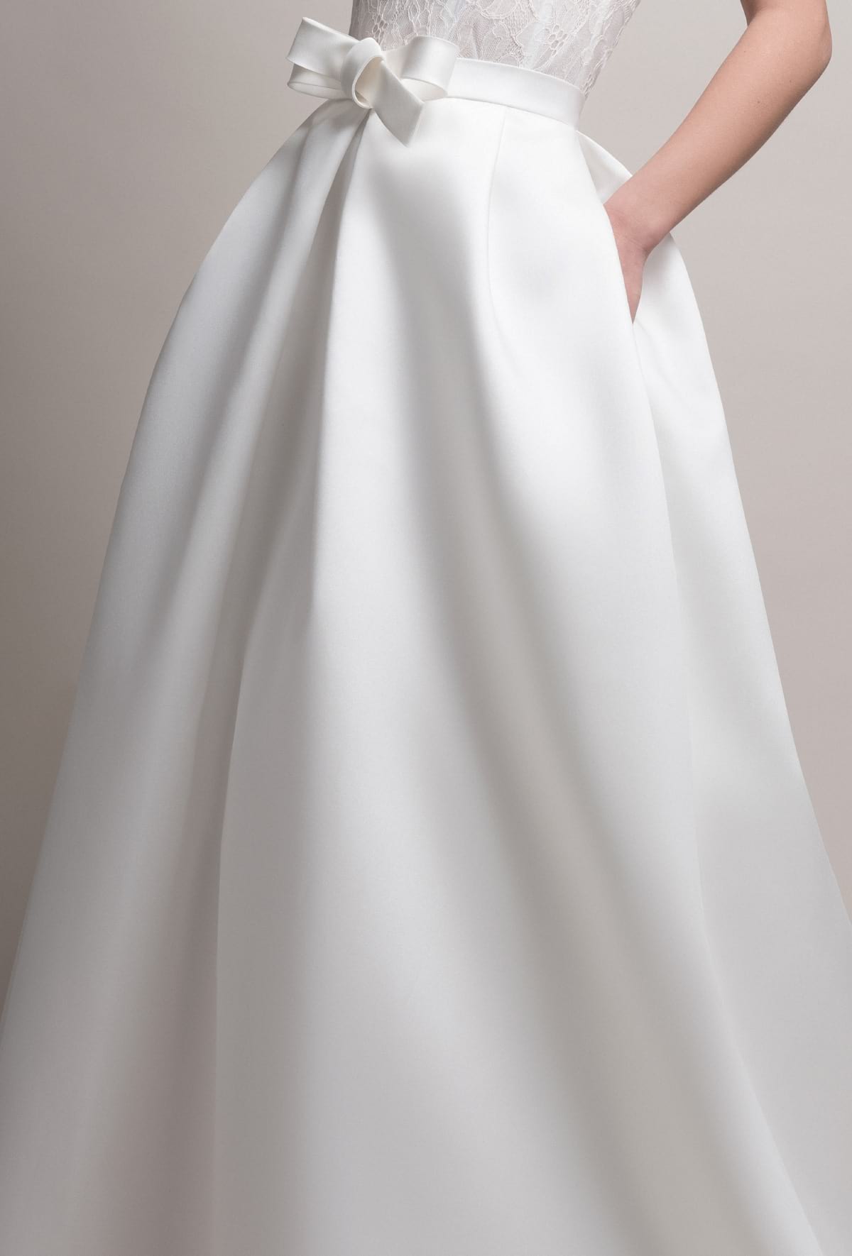 mysecret sposa abito da sposa con gonna bon ton in organza mikado