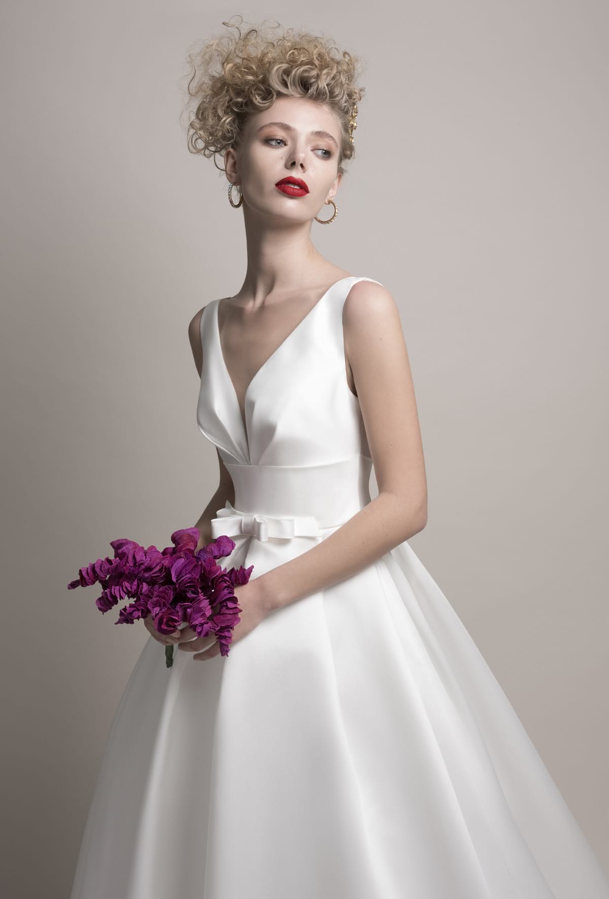 mysecret sposa abito ampio in organza mikado