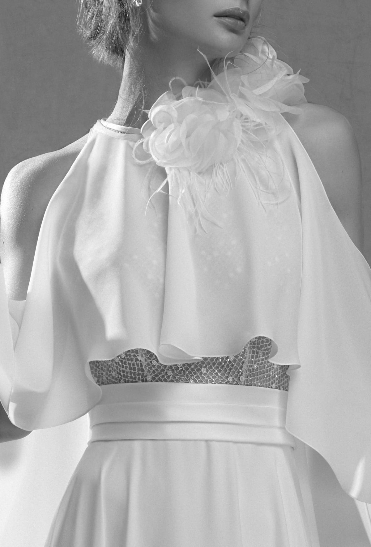 mysecret sposa spolverino corto davanto e lungo dietro