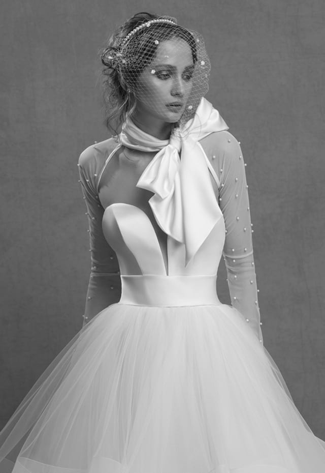 mysecret sposa maniche in tulle