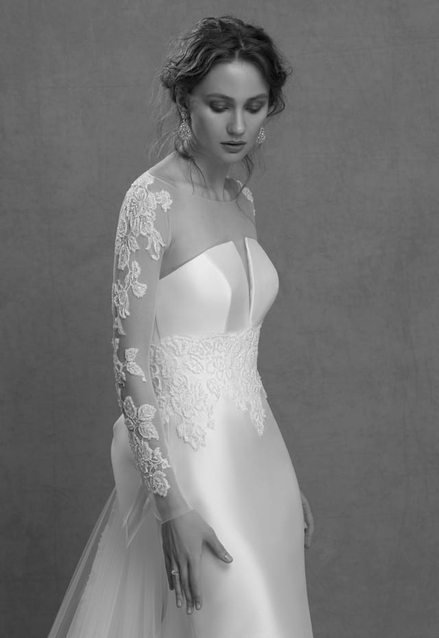 mysecret sposa maglia in tulle illusion elasticizzata
