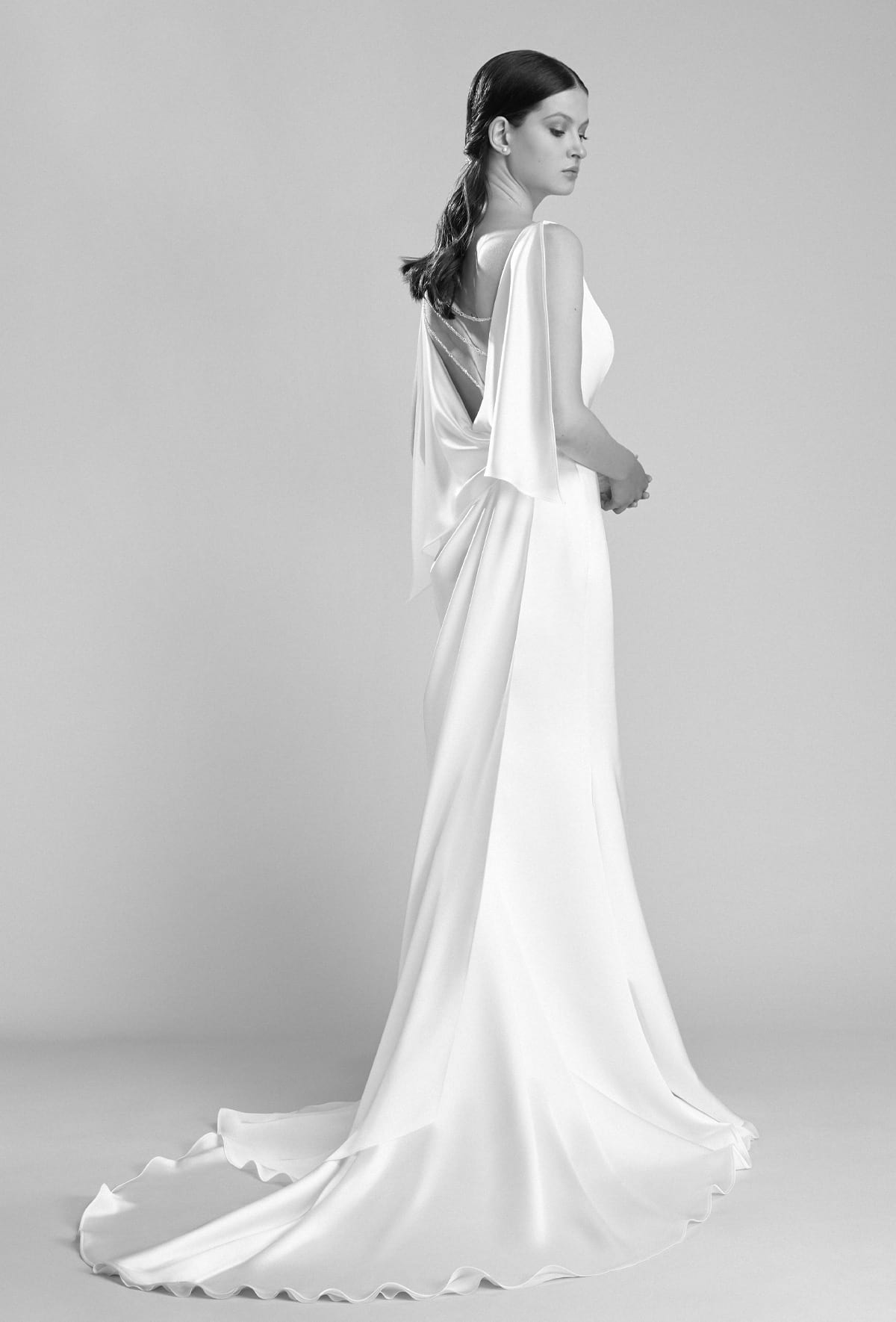 mysecret sposa abito da sposa a sirena con scollo a V