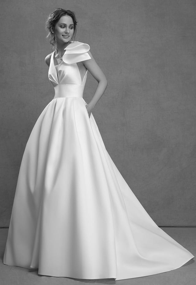 mysecret sposa abito ampio dal taglio bon ton