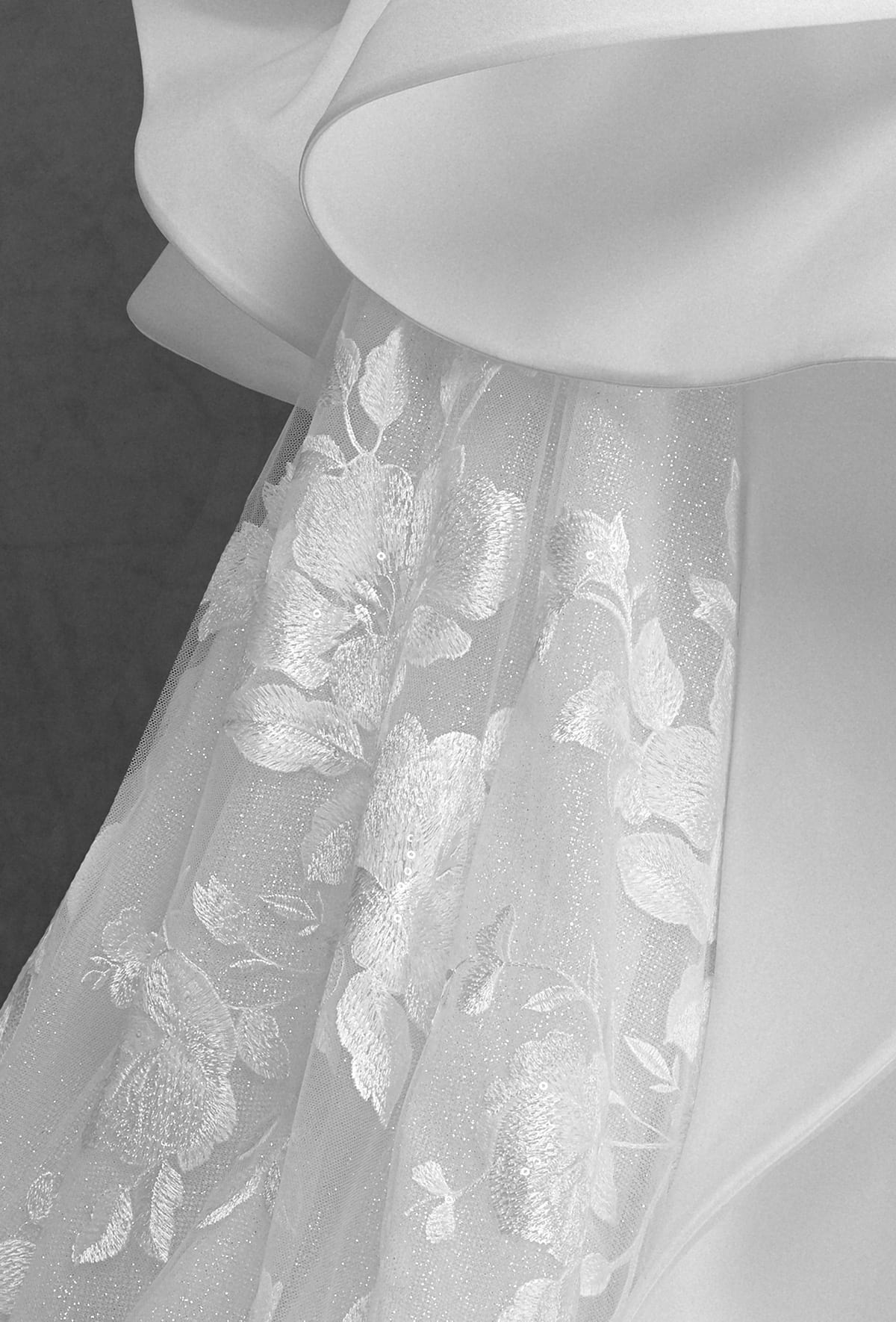 mysecret sposa ampio abito tradizionale in organza e mikado