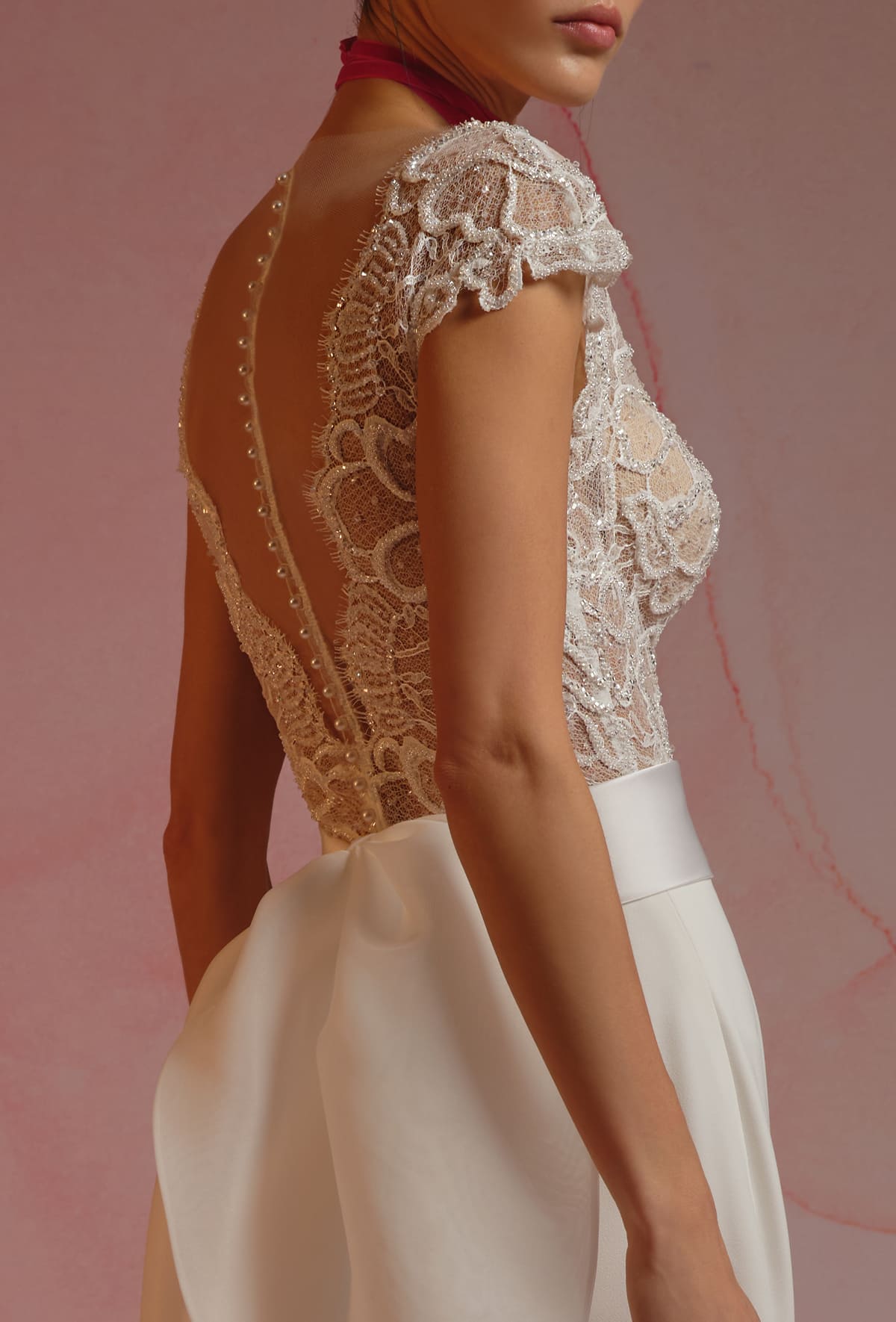 Wedding dress made up of a seductive skirt - 23105-4