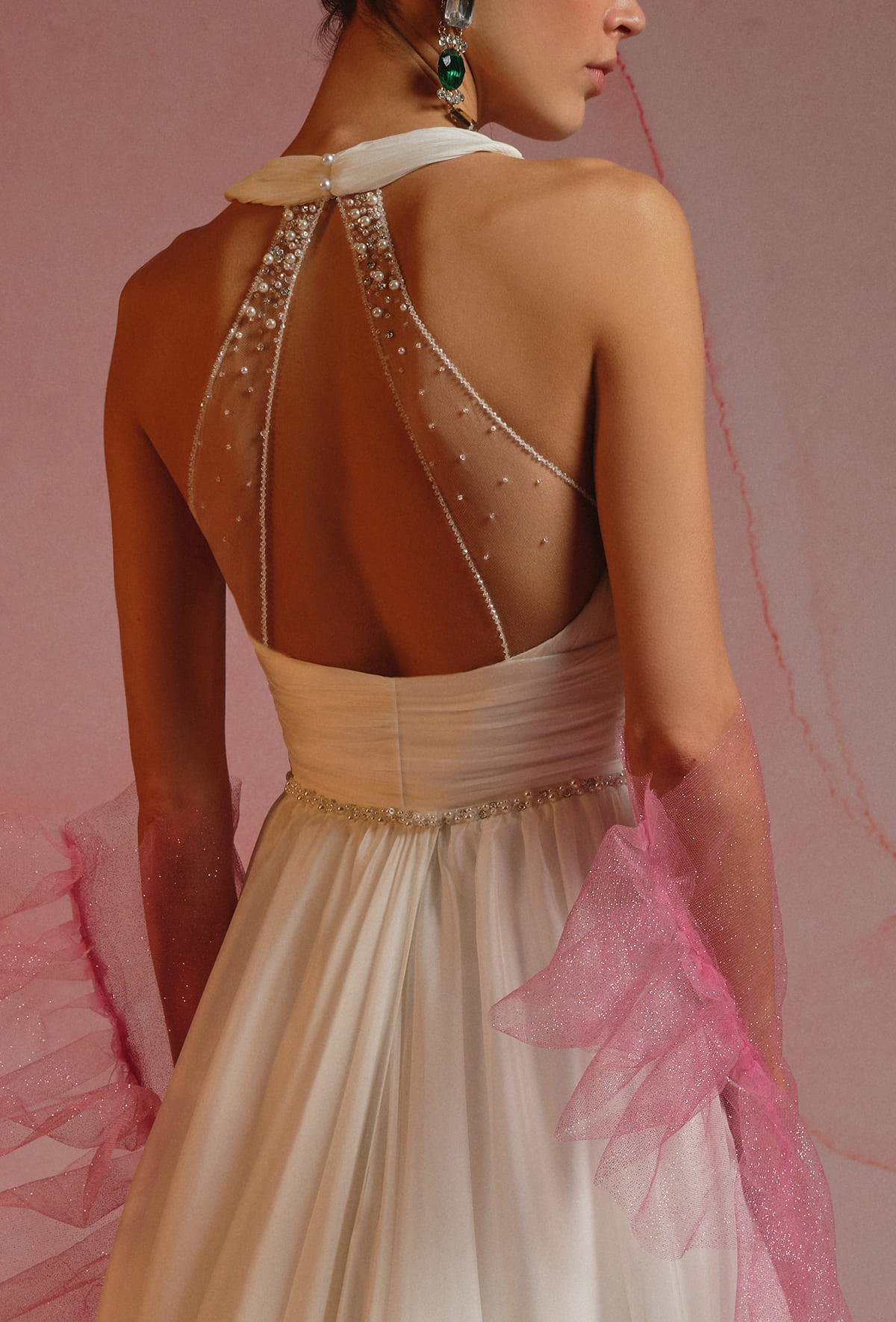 Slip dress with a wide flared skirt - 23108-4