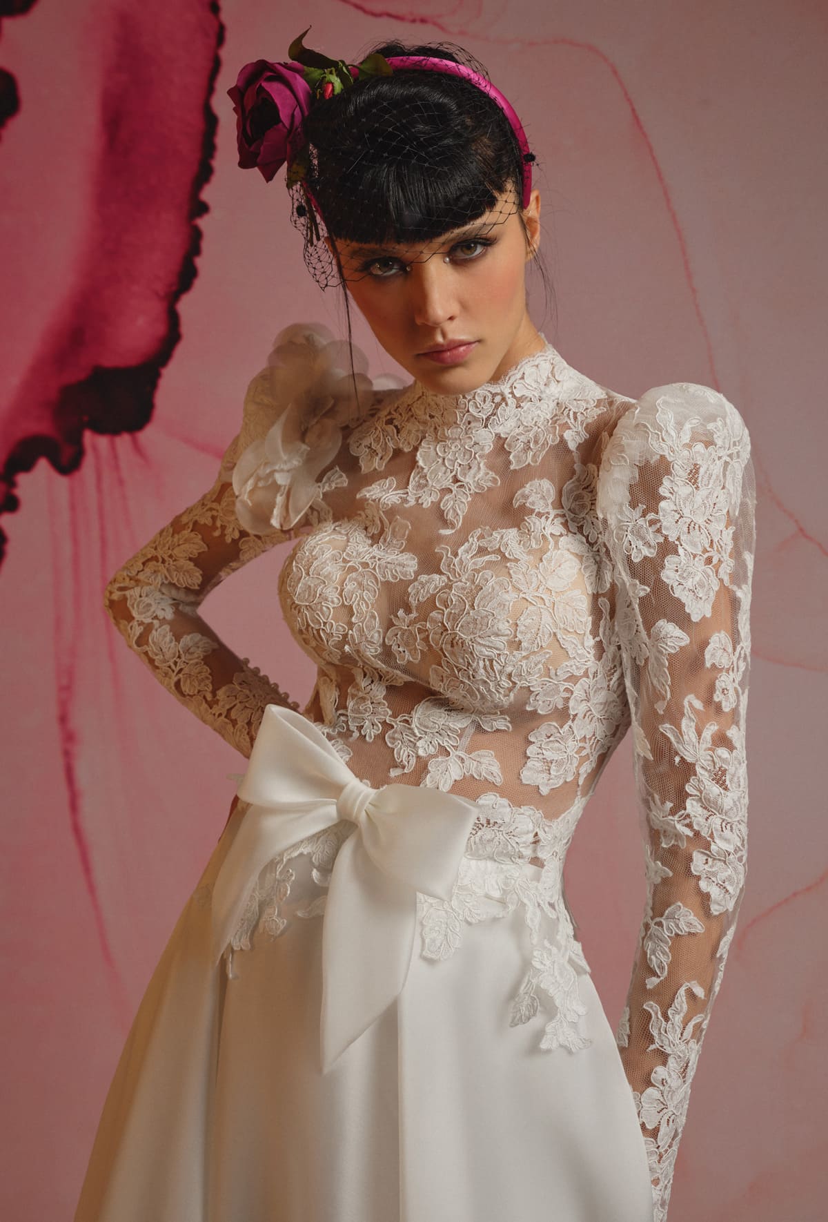 mysecret sposa Completo da sposa con corpino in pizzo rebrodè 2023 - 3