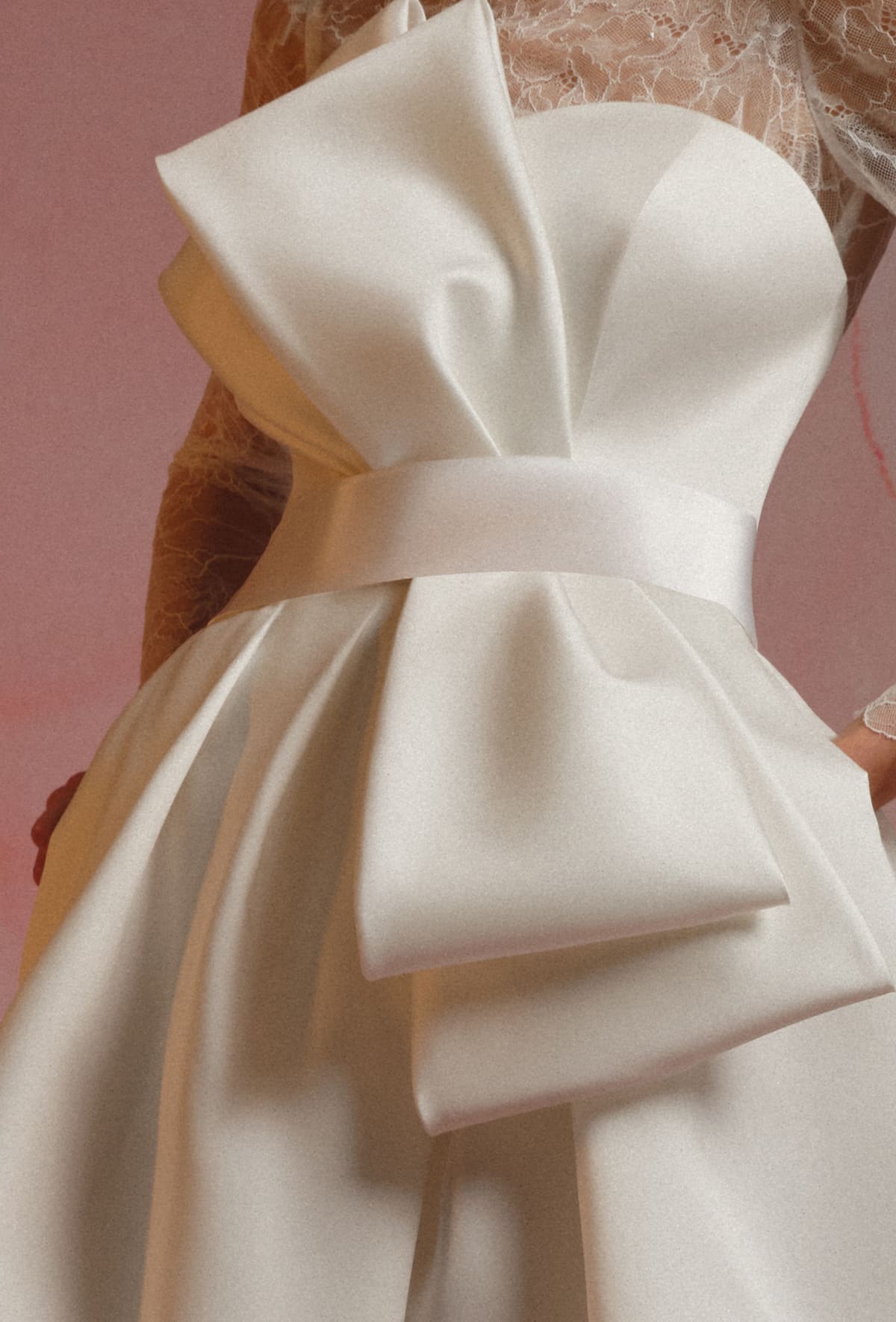 mysecret sposa abito da sposa con grande fiocco 2023 - 3