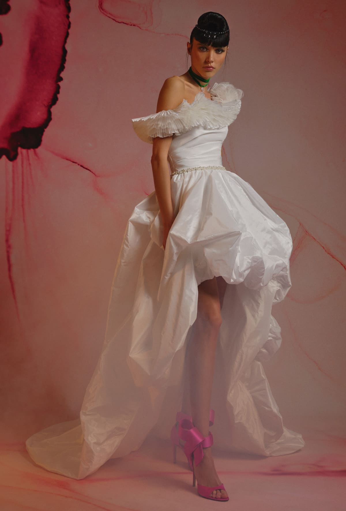 mysecret sposa abito da sposa con gonna corta davanti e lunga dietro 2023 - 2