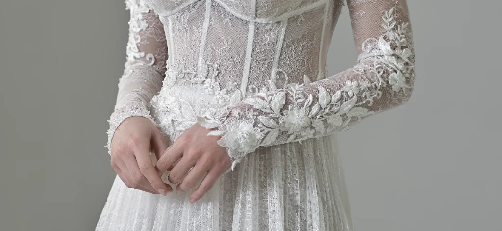 le maniche per il tuo abito da sposa sartoriale